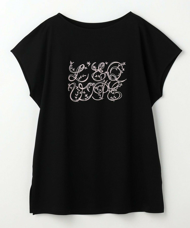 【大きいサイズ】コットンスムースロゴTシャツ
