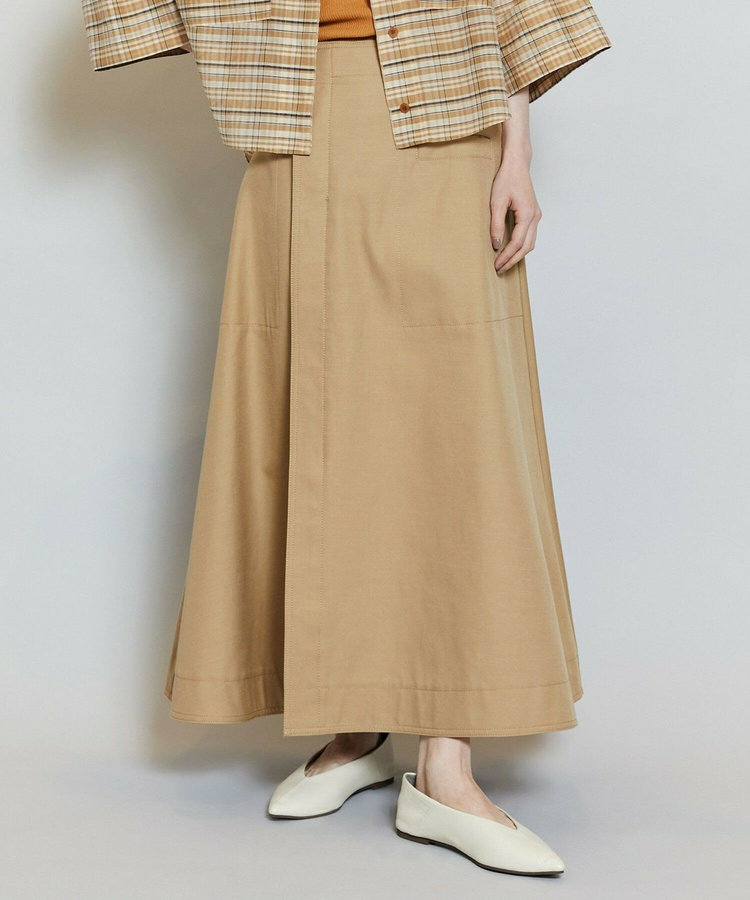 テンセルコットンツイルスカート