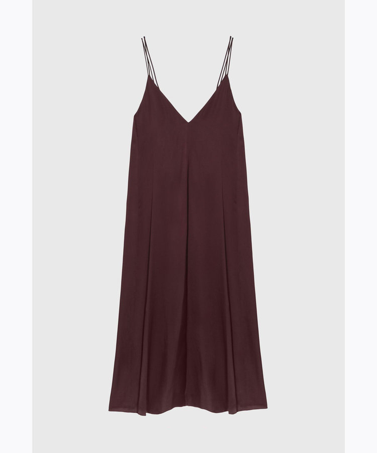 VISCOSE SATIN CAMISOLE DRESS / ヴィスコースサテンキャミソールドレス