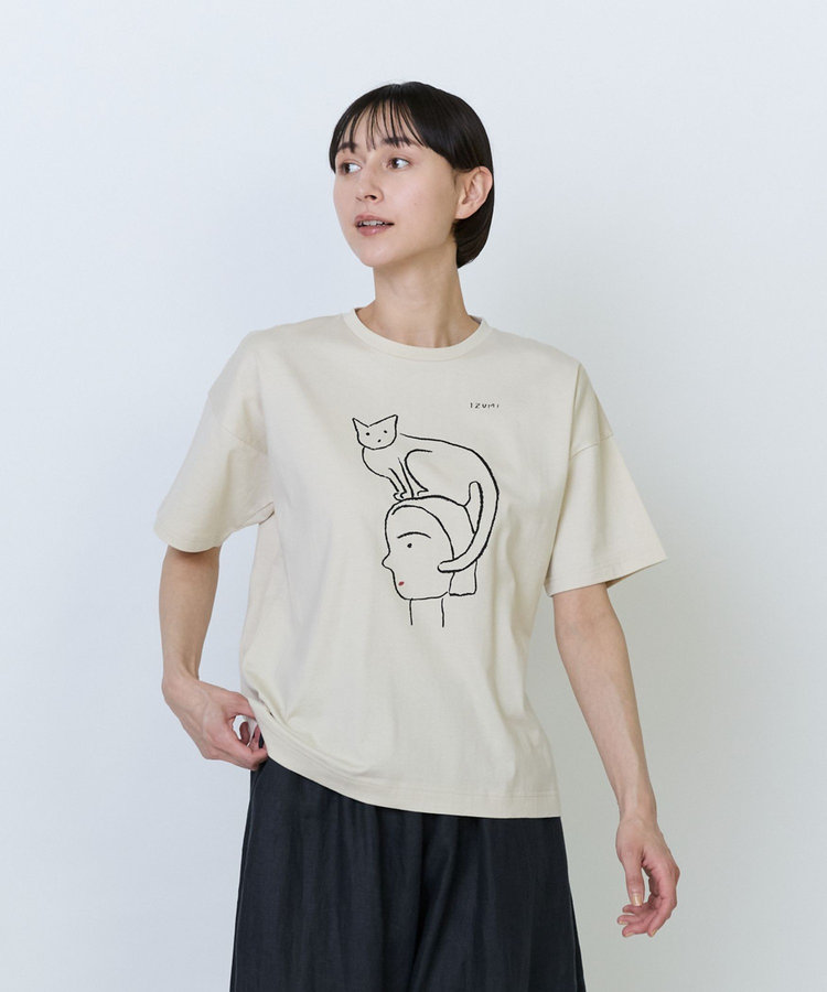 【アーティストコラボ】LOISIR×塩川いづみ イラストプリントTシャツ