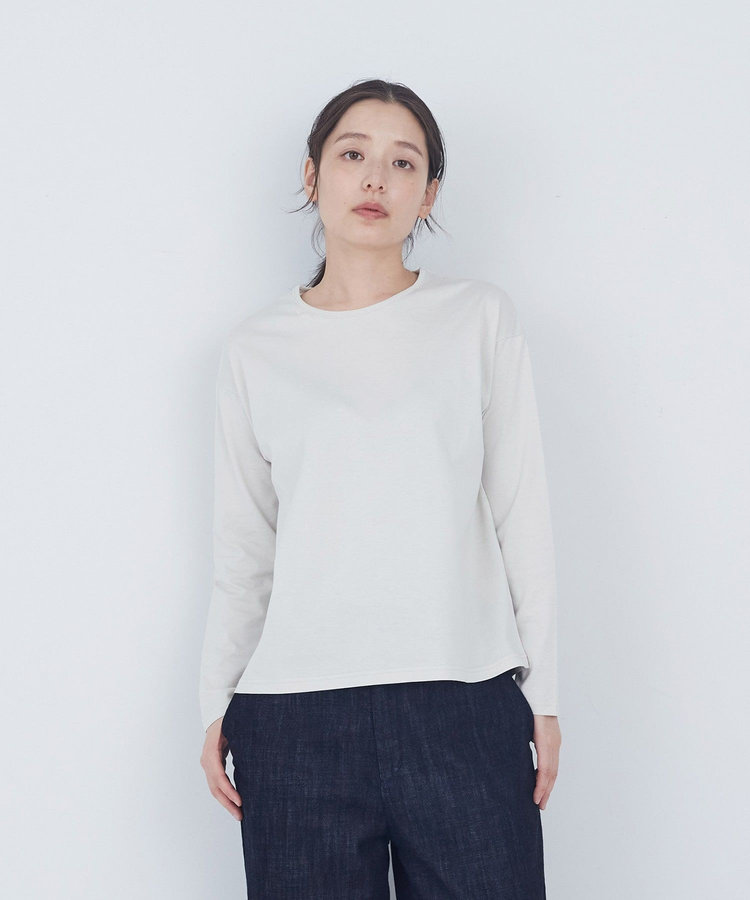 刺繍入りロングスリーブＴシャツ