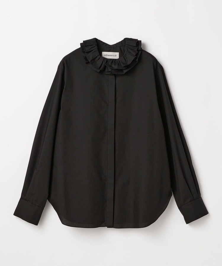 POLY COTTON FRILL BLOUSE / ポリコットンフリルブラウス