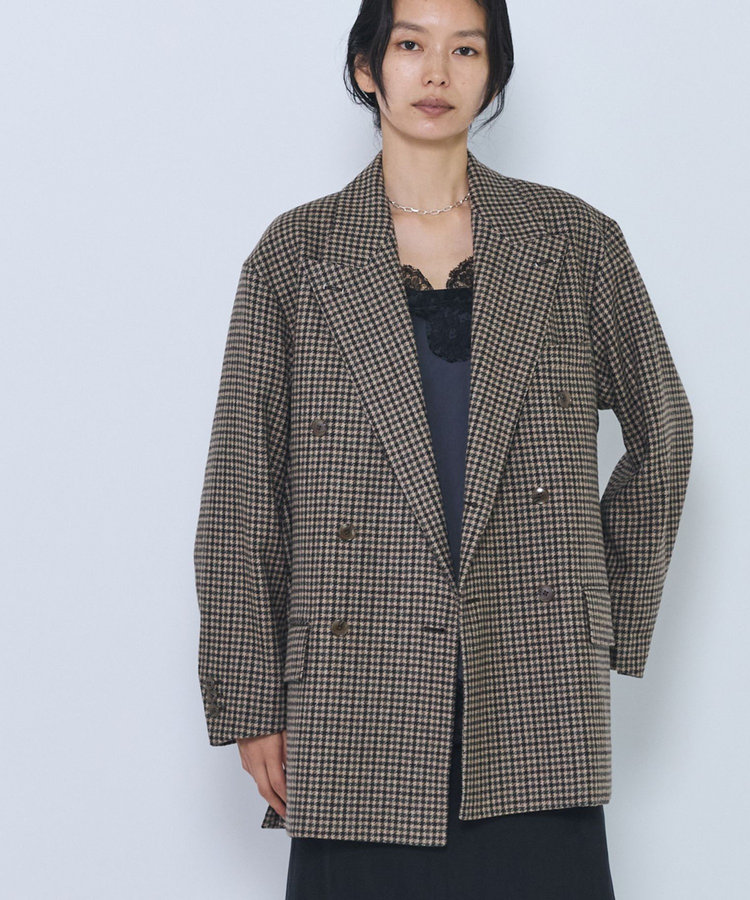 ＜COUTURE D'ADAM/クチュール ド アダム＞" Italian Shepherd Check"ビッグダブルジャケット