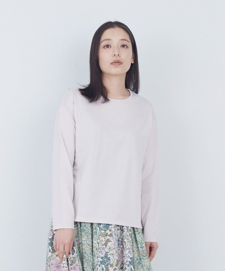 刺繍入りロングスリーブＴシャツ