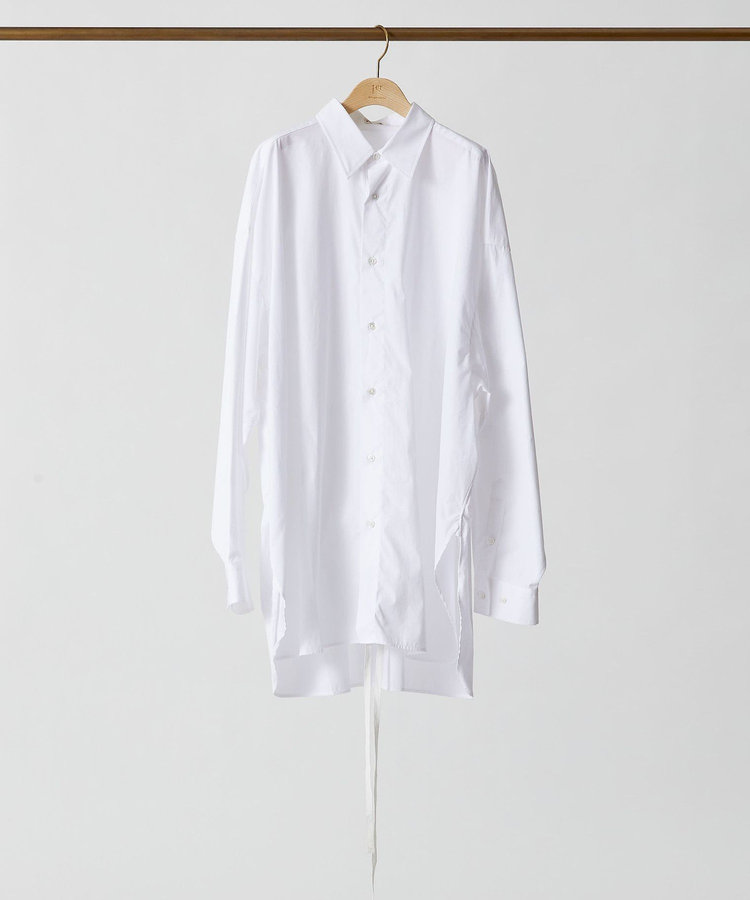 ＜INSCRIRE/アンスクリア＞"Wrap Shirt"シャツ