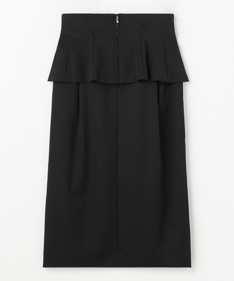 WOOL GABARDINE CORSET SKIRT / ウールギャバジンコルセットスカート