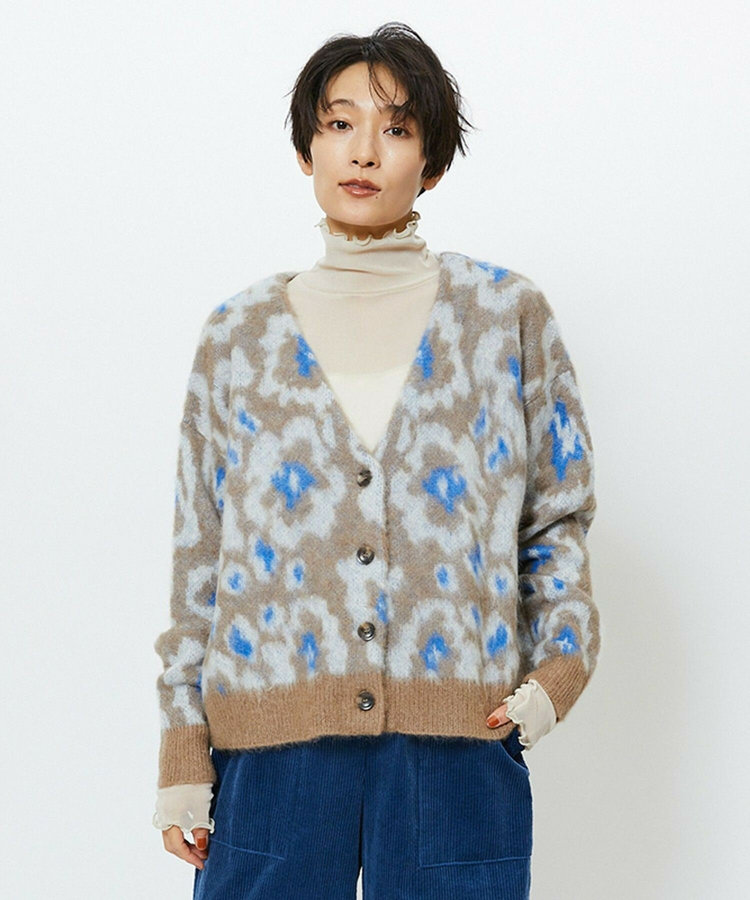 feerique シャギーJQカーディガン