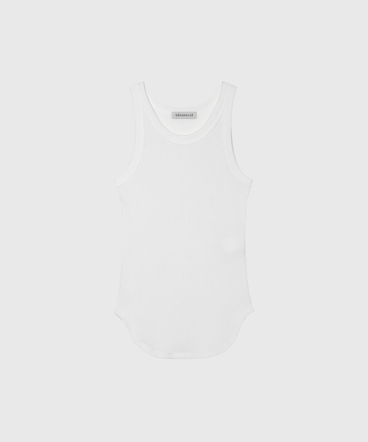 ORGANIC COTTON RIB TANK TOP / オーガニックコットンリブタンクトップ