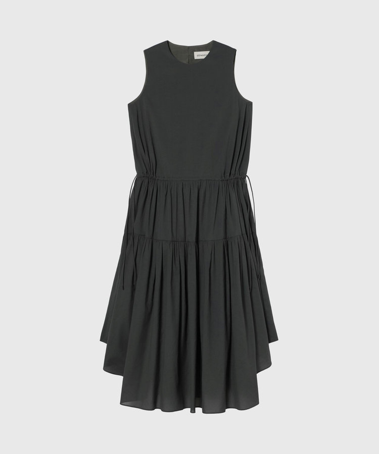 RAYON LINEN SLEEVELESS DRESS / レーヨンリネンスリーブレスドレス