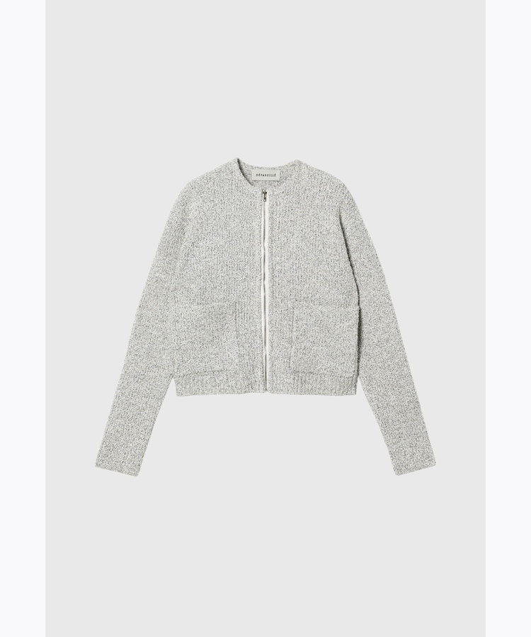 TWEED-LIKE KNIT CARDIGAN / ツィードライクニットカーディガン