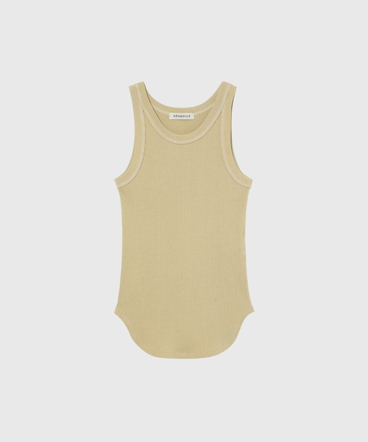 ORGANIC COTTON RIB TANK TOP / オーガニックコットンリブタンクトップ