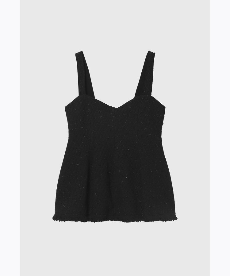 TAPE YARN TWEED BUSTIER / テープヤーンツィードビスチェ