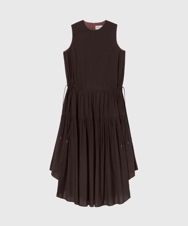 RAYON LINEN SLEEVELESS DRESS / レーヨンリネンスリーブレスドレス