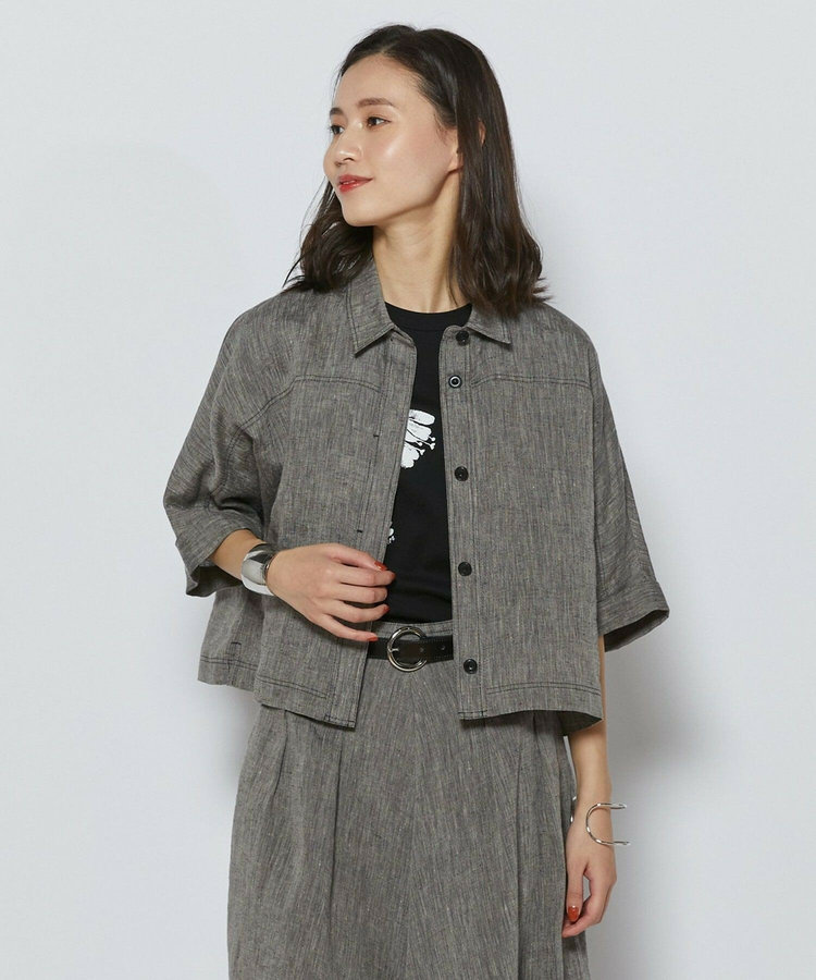 ［eclat 2026年5月号掲載商品］ヘンプ麻シャツ