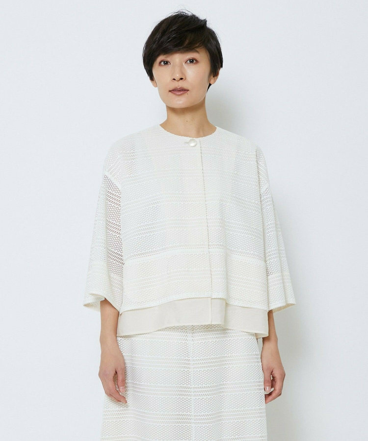 MOGA Collection　ラッセルレースショートブルゾン