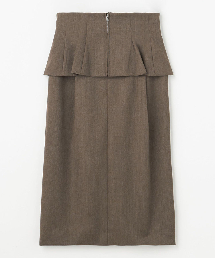 WOOL GABARDINE CORSET SKIRT / ウールギャバジンコルセットスカート