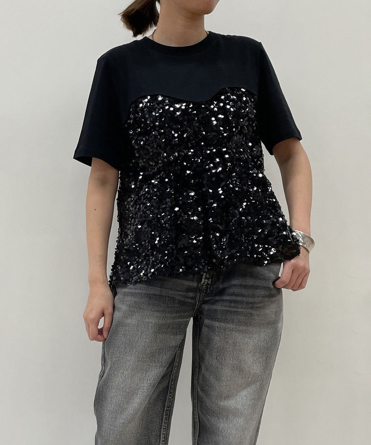 ＜BAUN UND PFERDGARTEN（バウムウンドヘルガーデン）＞スパンコールトップス
