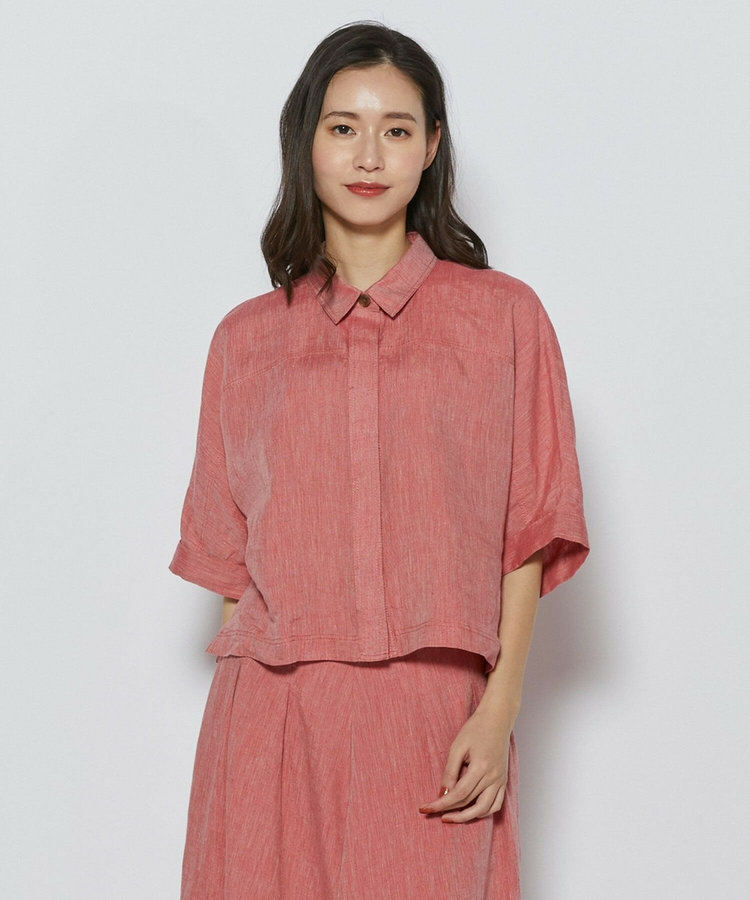 ［eclat 2026年5月号掲載商品］ヘンプ麻シャツ
