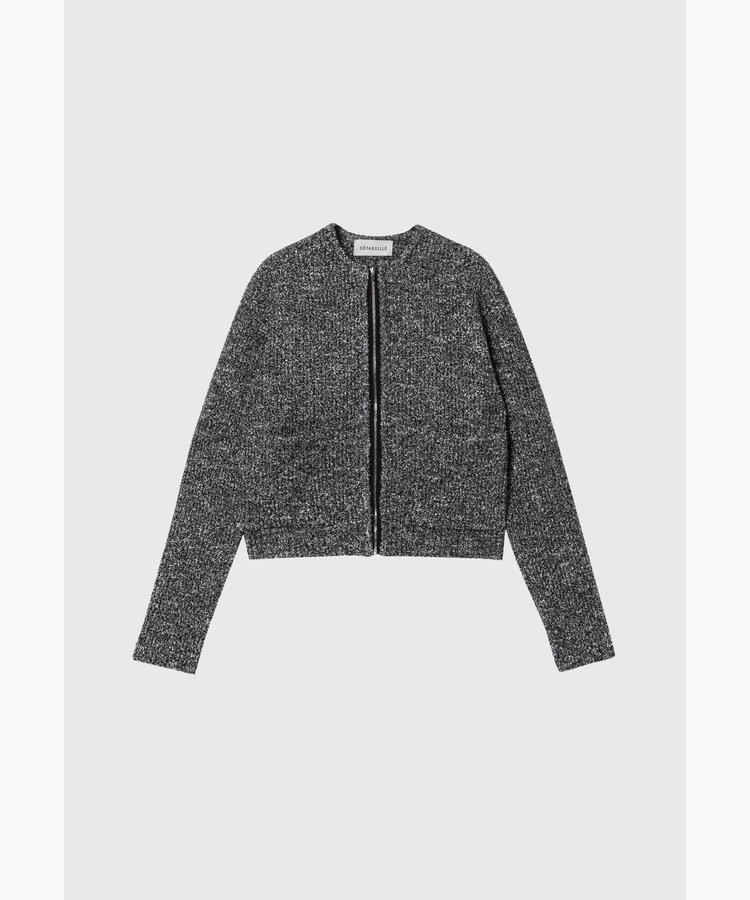 TWEED-LIKE KNIT CARDIGAN / ツィードライクニットカーディガン