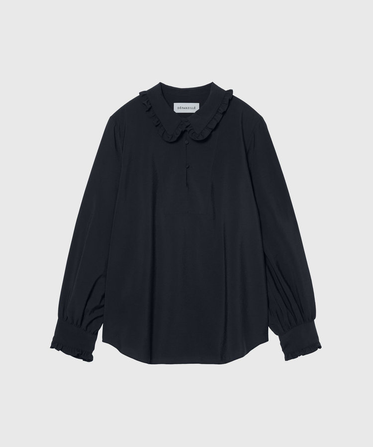 SILK FRILL BLOUSE / シルクフリルブラウス