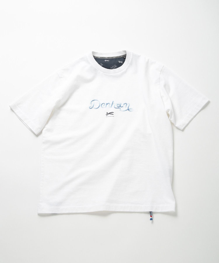 【DENHAM/デンハム】別注グラデーションロゴ刺繍Tシャツ