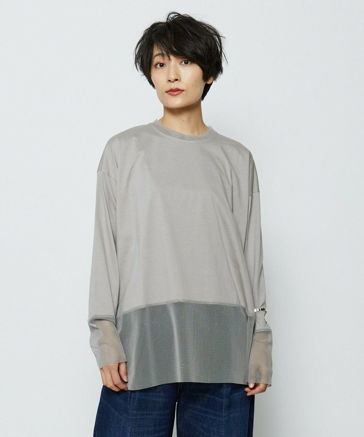 feerique 　メッシュドッキングプルオーバー