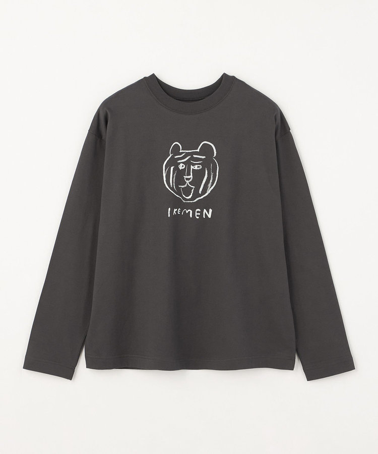 【EC限定・アーティストコラボ】LOISIR×TORANEKOBONBON CATプリントロングスリーブTシャツ
