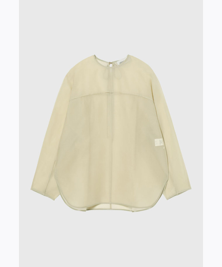 SILK ORGANDY BLOUSE / シルクオーガンジーブラウス