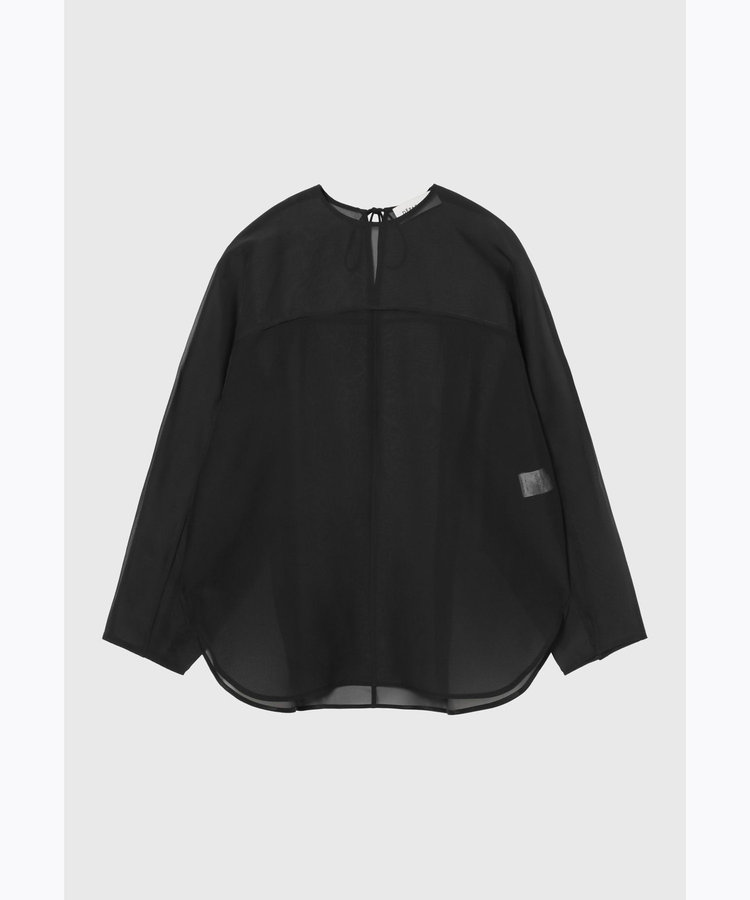 SILK ORGANDY BLOUSE / シルクオーガンジーブラウス