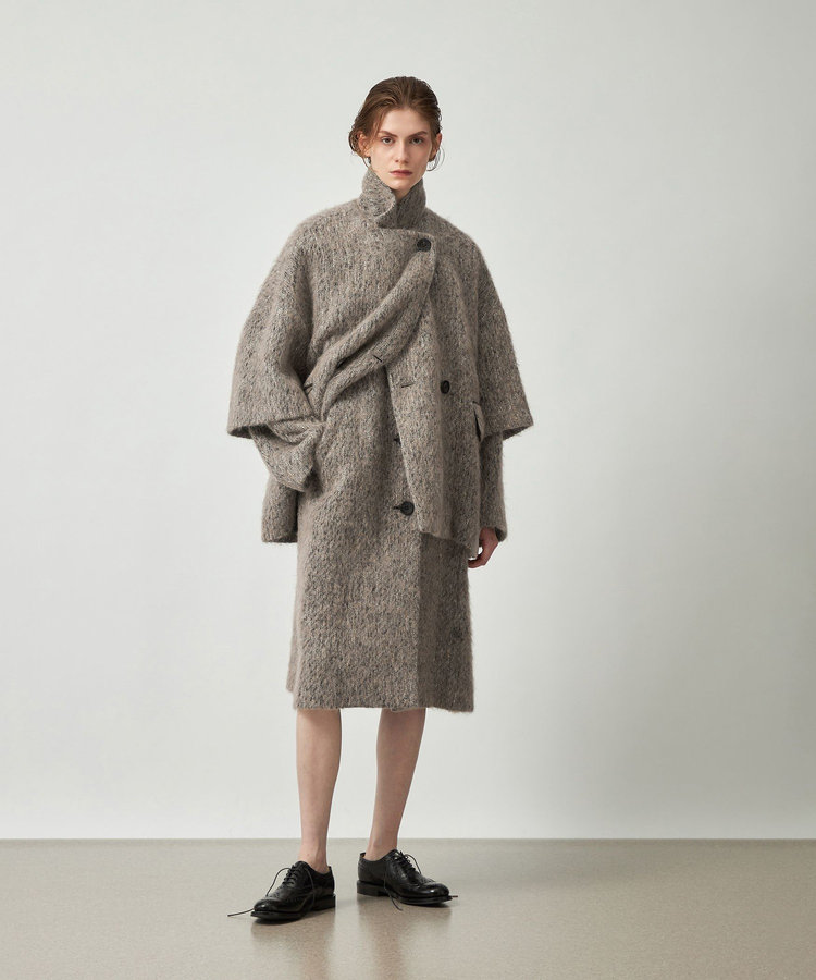 SHAGGY PONCHO GILET / シャギーポンチョジレ