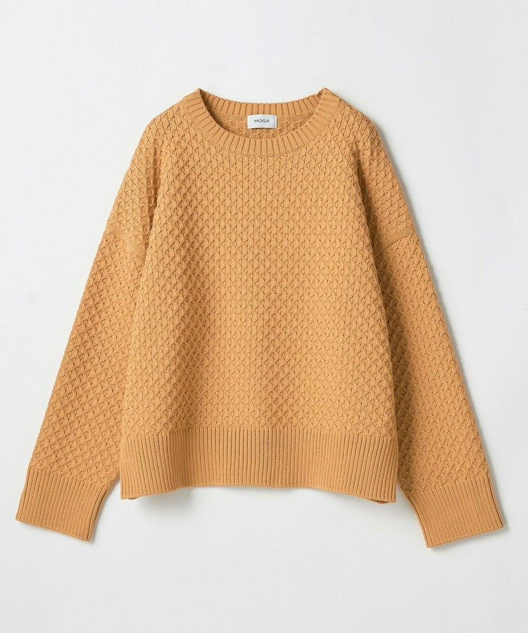 【大きいサイズ】ヴィッテルスリムクルーネックショートニット