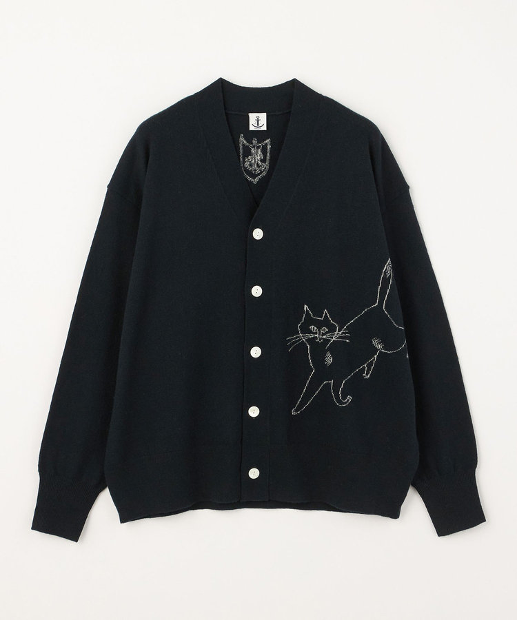 【EC限定・アーティストコラボ】LOISIR×TORANEKOBONBONインターシャニットカーディガン
