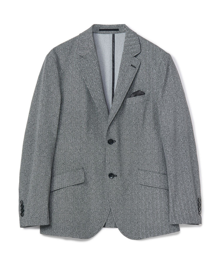 【ACTIVE TAILOR】Dot Air ヘリンボーン×千鳥格子/デニム柄 セットアップジャケット＜通気性/吸水速乾/ストレッチ＞