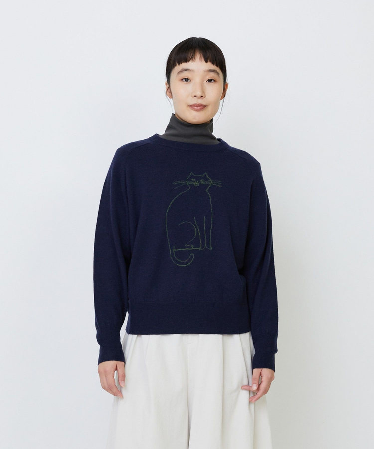 【アーティストコラボ】LOISIR×TORANEKOBONBONインターシャニットプルオーバー