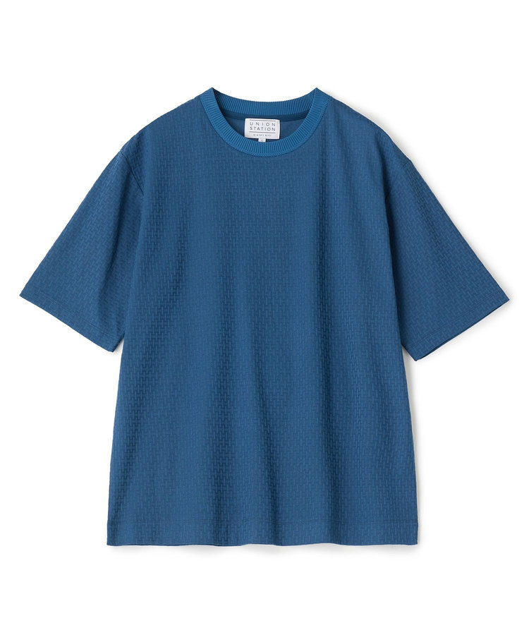 マルチファンクションジャガードTシャツ＜ストレッチ・速乾・イージーケア・ハンドウォッシャブル・UVカット・抗菌・防臭＞