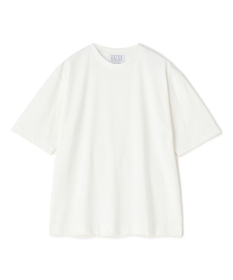 マルチファンクションジャガードTシャツ＜ストレッチ・速乾・イージーケア・ハンドウォッシャブル・UVカット・抗菌・防臭＞