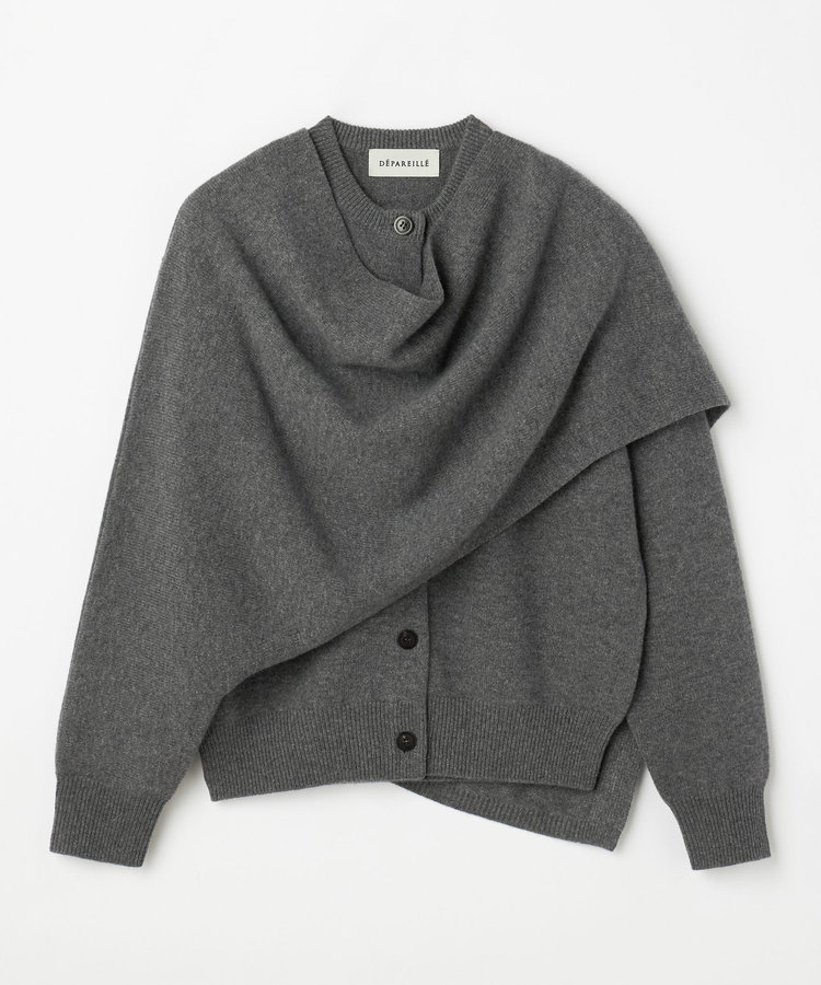 HIGH GAUGE STOLE CARDIGAN / ハイゲージストールカーディガン