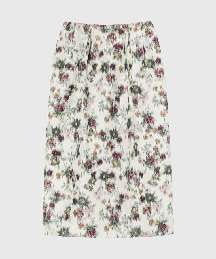 FLOWER JACQUARD SKIRT / フラワージャガードスカート
