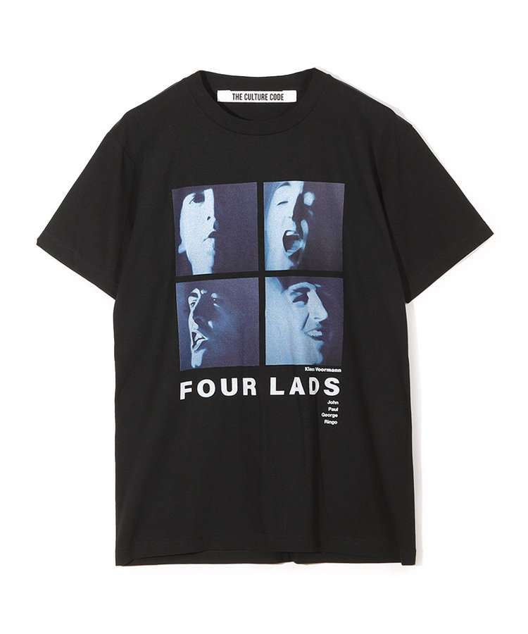 【THE CULTURE CODE x Klaus Voormann x MEN'S BIGI 】別注プリントT＜Four Lads＞