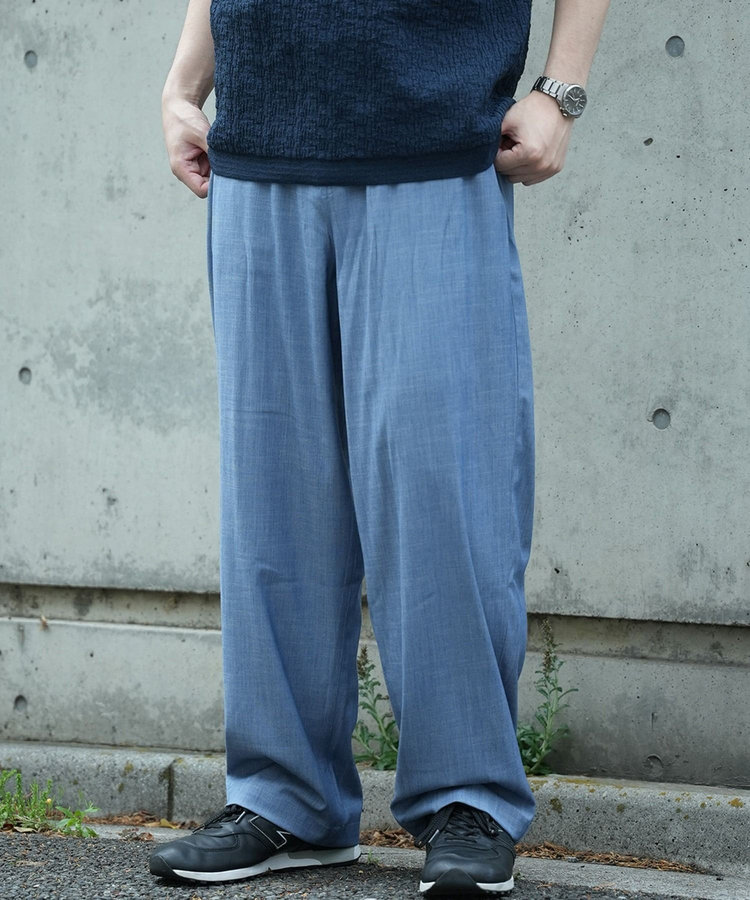*WEB限定 テーパードリラックスワイドパンツ