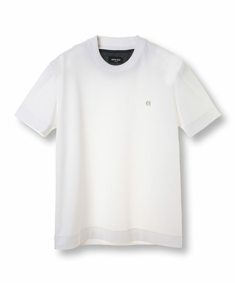 【COLE HAAN/コール ハーン】別注 ハニカムジャージ素材ジャケットTEE<抗菌/UVカット/4WAYストレッチ>