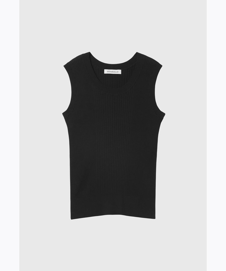 COTTON RIB NO SLEEVE / コットンリブノースリーブ