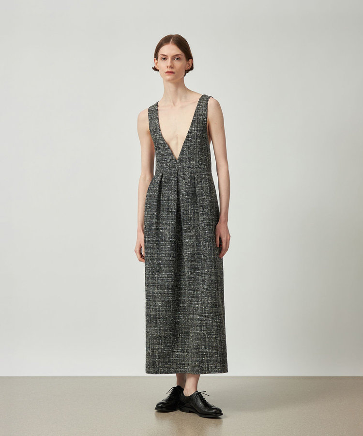 LAME TWEED JUMPER SKIRT / ラメツィードジャンパースカート
