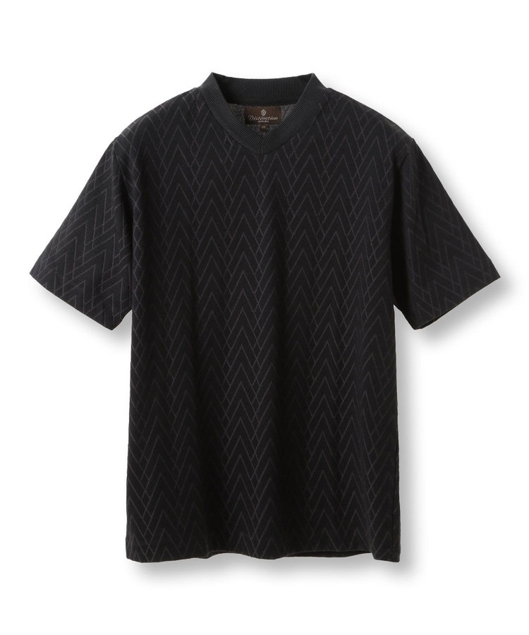 リンクスジャガードVネックTEE