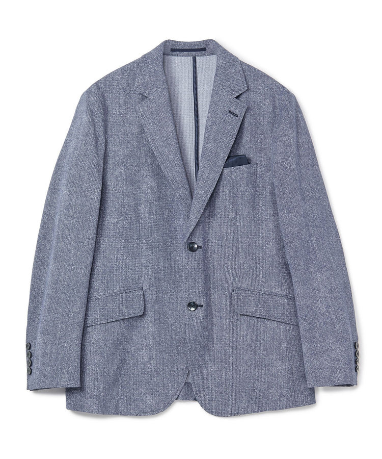 【ACTIVE TAILOR】Dot Air ヘリンボーン×千鳥格子/デニム柄 セットアップジャケット＜通気性/吸水速乾/ストレッチ＞